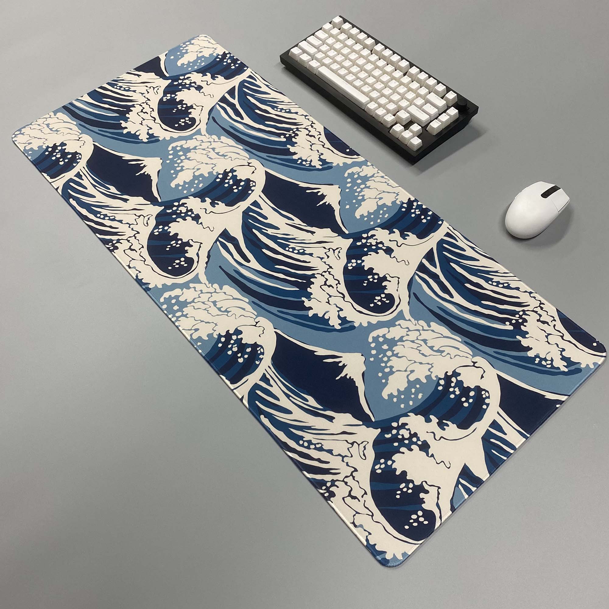 Simplist Gimars Large Mousepad - Printed Rubber Gaming Mouse Pad Desk Mat (90×40 CM) – Extended Non-slip Mousepad for Home and Office. 