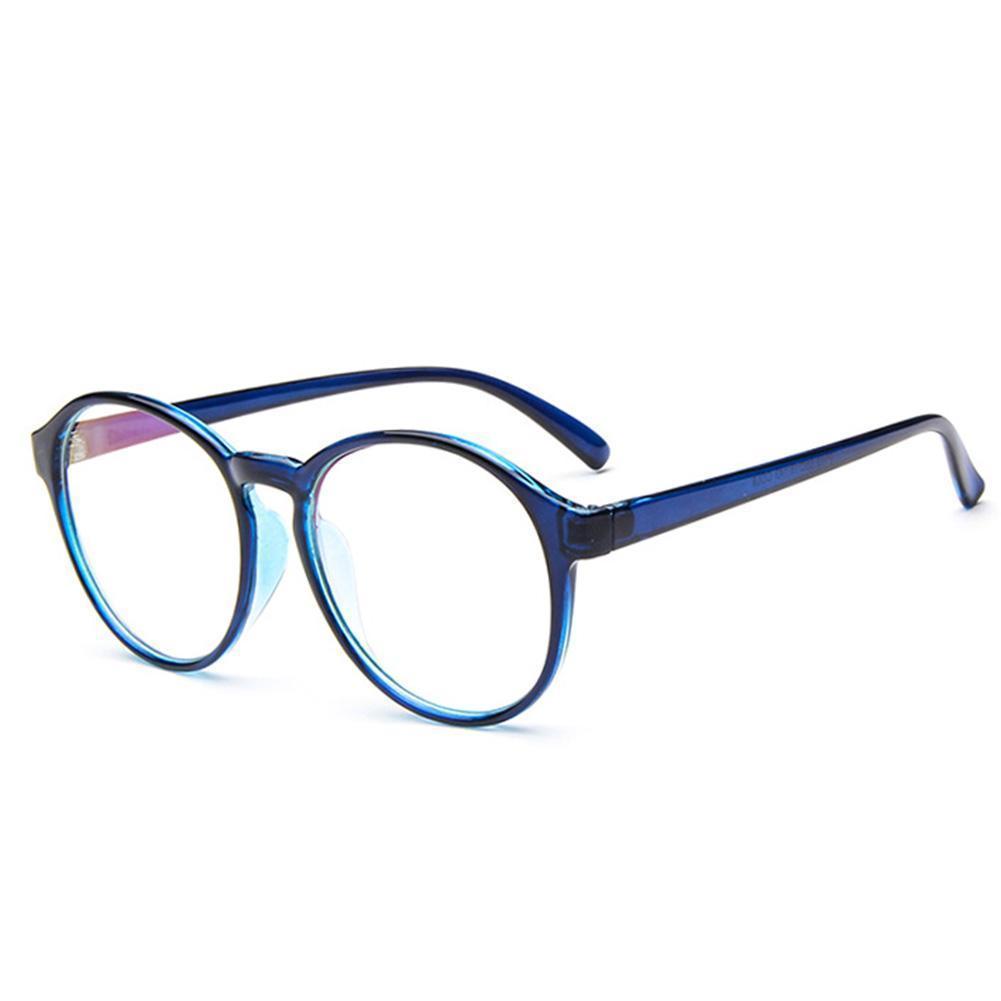 Retro Round Plain Glasses Spectacles Glasses Frame Eyewear Decoration