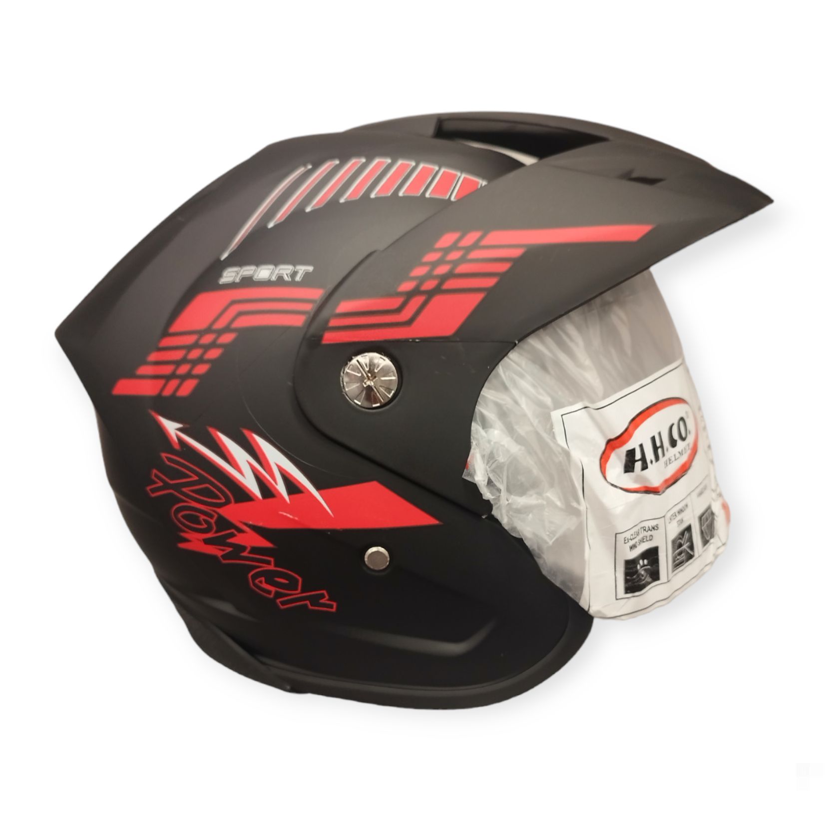 H.H.Co Smart Open Face Motor Bike Helmet SLS Certified Daraz.lk
