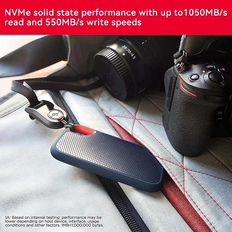 Lenovo Original SanDisk Portable External SSD Hard Drive 2TB 1TB 512TB Speed 1050M HHD Hard Drive Solid State Disk for Laptop. 