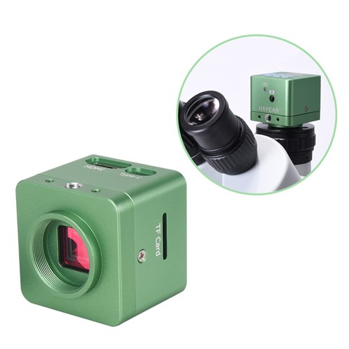 HAYEAR 41MP Digital Microscope Camera, HDMI USB Port, Ultra HD 4K 2160P, Remote Control, Industrial Video Recorder - EU Plug. 