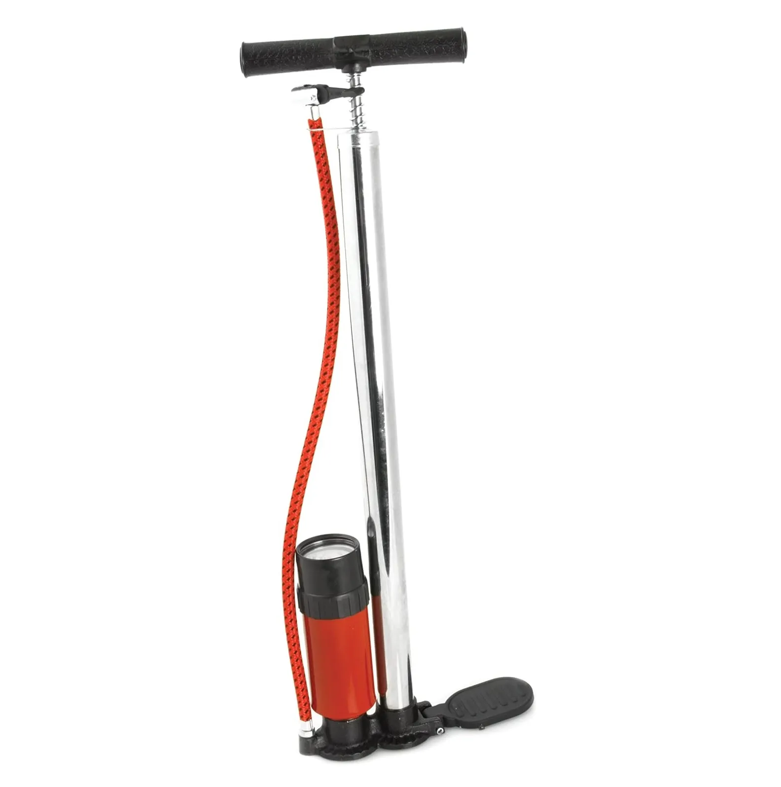 Bicycle Air Pump, High Quality Pump with Air Pressure Meter, Portable ...