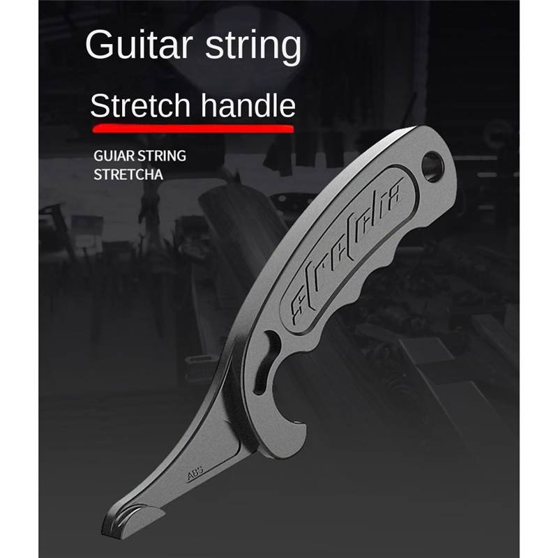Guitar String Stretcher Black Plastic Guitar Tuning Improvement Device