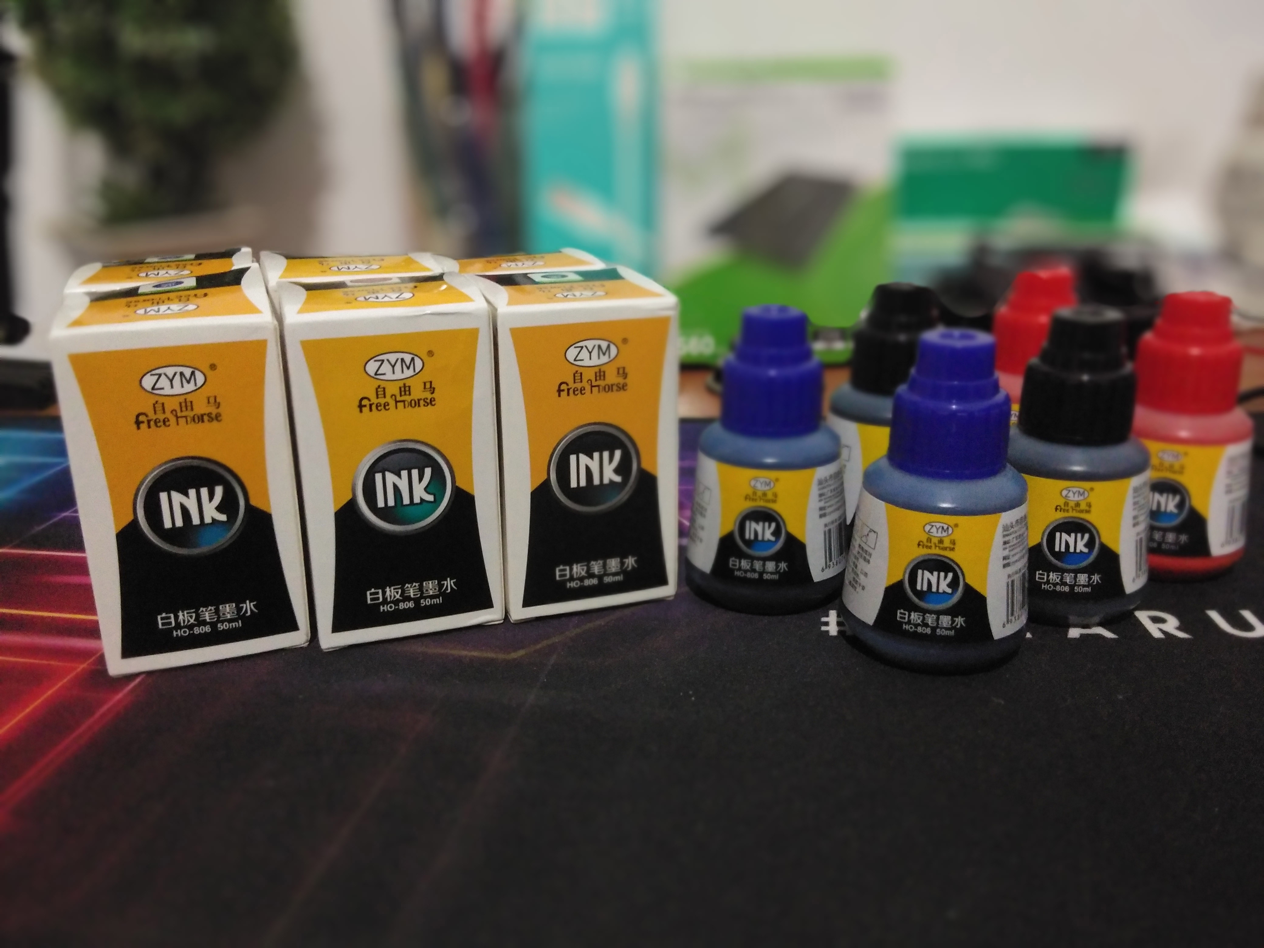 Whiteboard Markerpen refill ink | Whiteboard Marker pen refill ink bottles 50ml. 