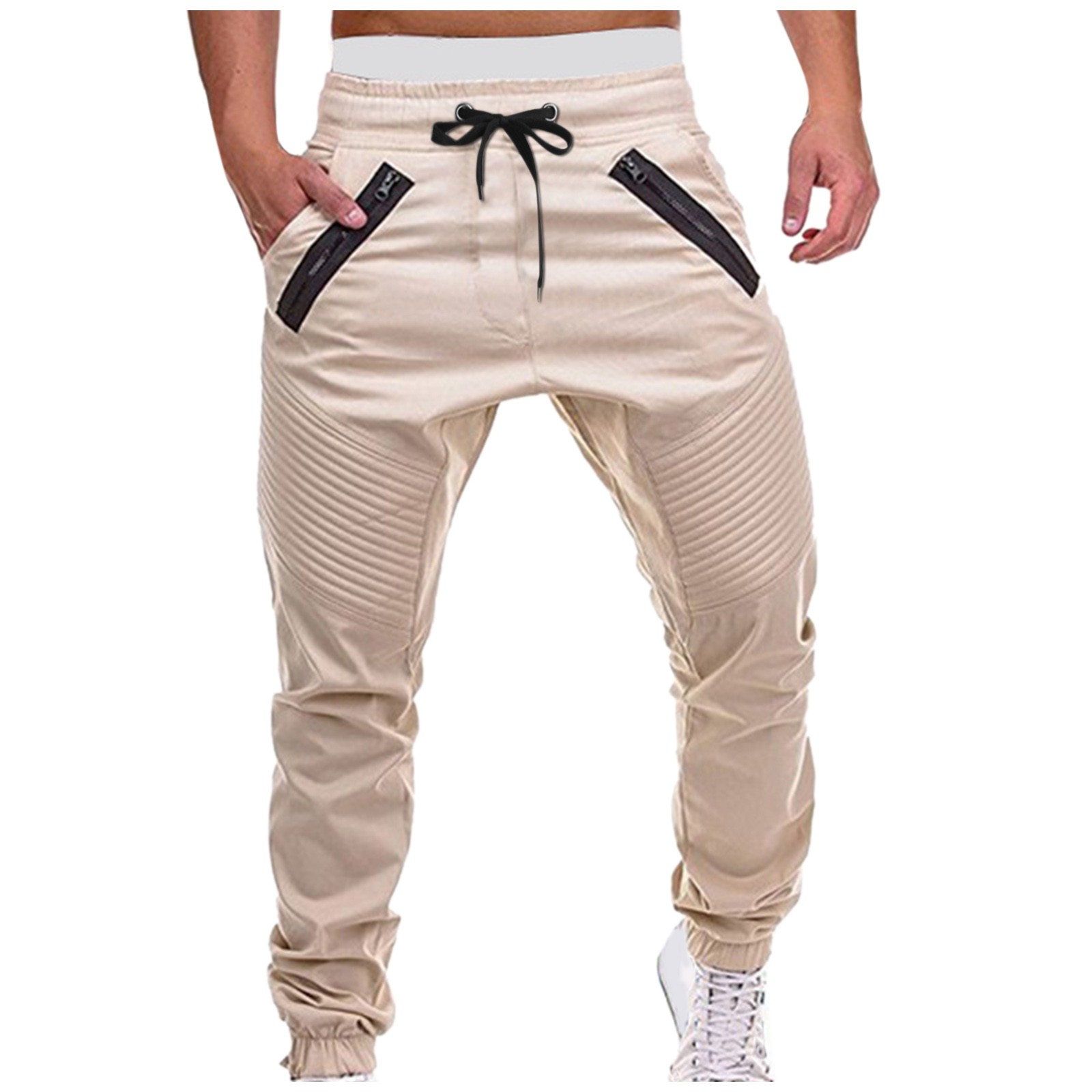 Men's Casual Mid-waist Pants Sports 