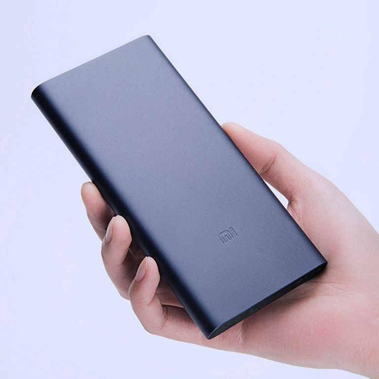 Xiaomi Mi 10000mAh Power Bank 2 Portable Battery Charger,Ultra-Compact and Lightest Two-way Fast Charging 10000mAh External Battery for Xiaomi Note 2 MIX,iPhone7/6/6s and More,Silver/black. 