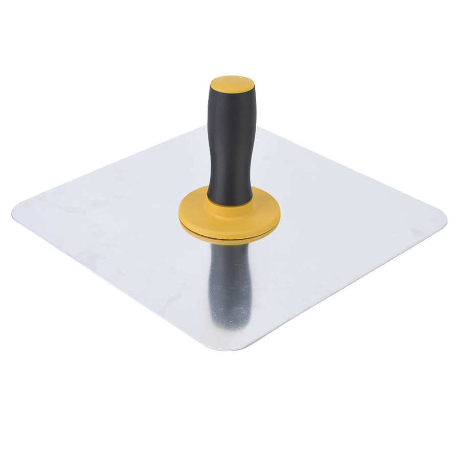 High Quality Aluminum Plate Plastering Hawk Hand Board with Comfort Grip Handle 300x300mm. 