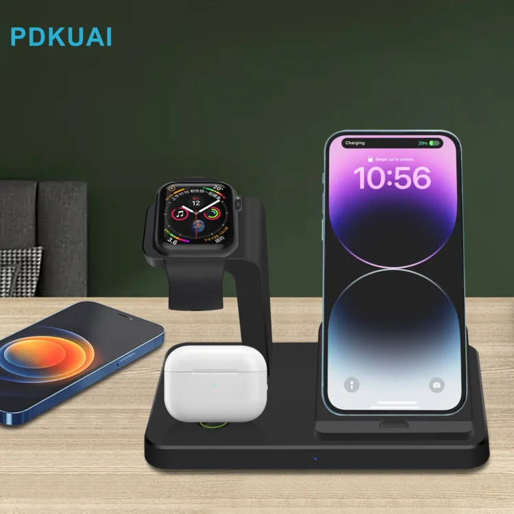 PDKUAI Wireless Charger Dock 3IN1 Charging Station For Apple Watch iPhone  14 13