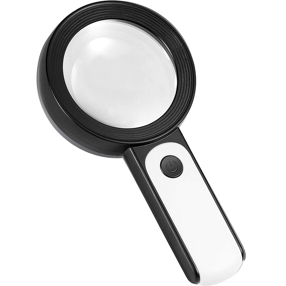 Magnifying Glass With 18 Led Light 30x Handheld Magnifying Glass With