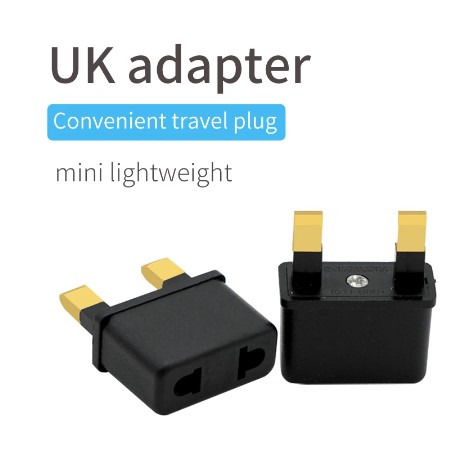 230v 2 Pin Power Conversion Plug UK Type Travel Adapter British Standard Flat Plug Power Converter Universal Connecter D-1-13-125 B. 