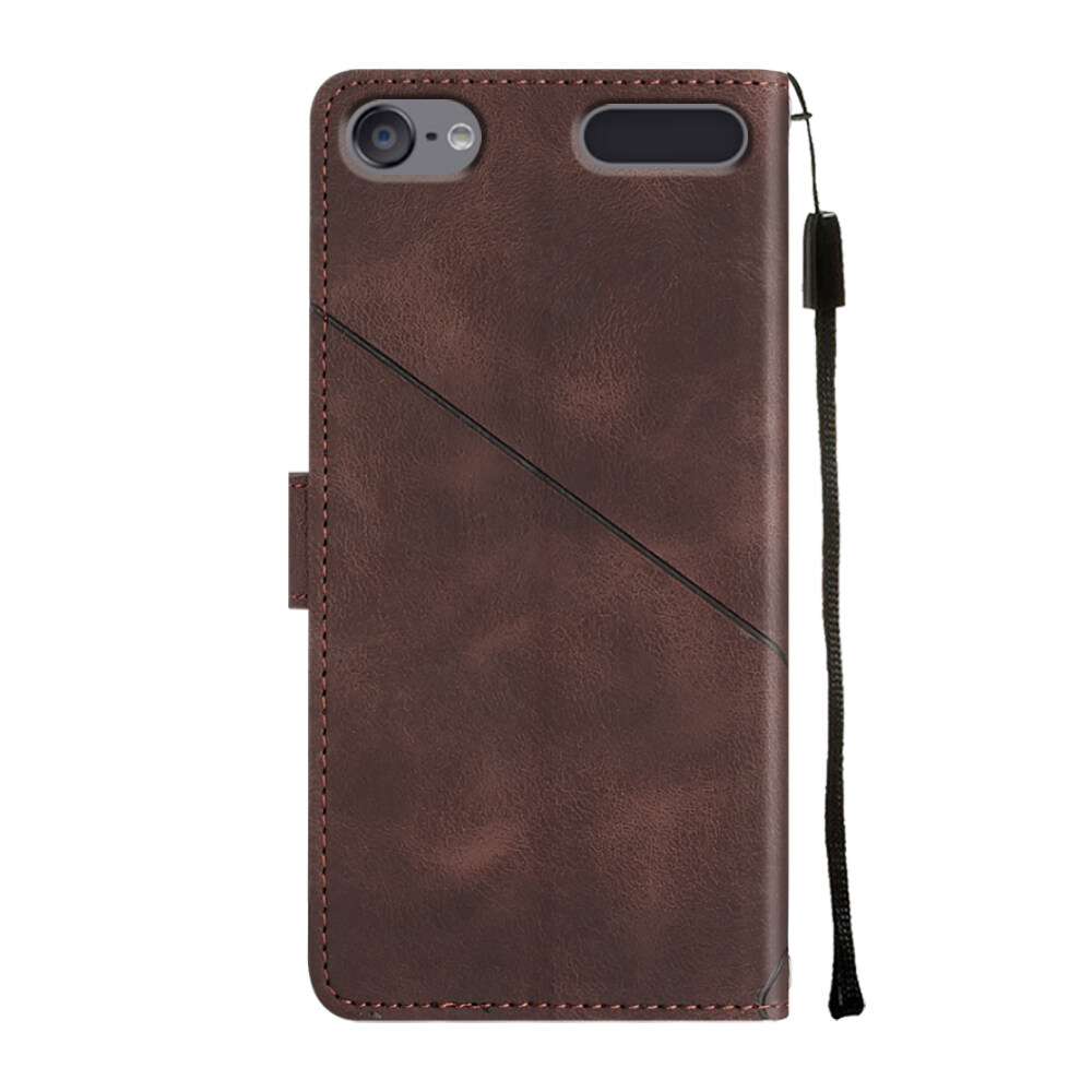lthmy for iPod Touch 5/6/7th Generation Case Embossed Leather Wallet Flip Stand Cover. 