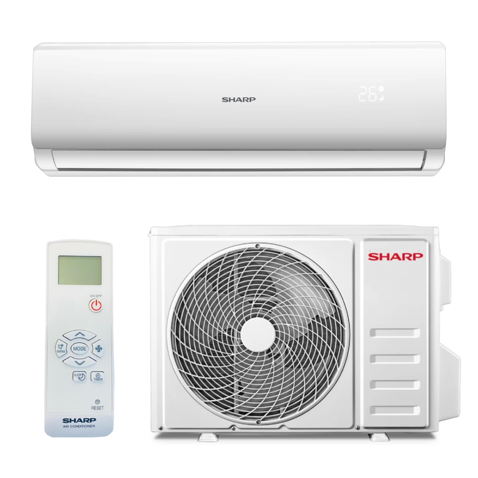 SHARP 9000 BTU Split Type Energy Efficient Air Conditioner -AH-A9ZTEP. 