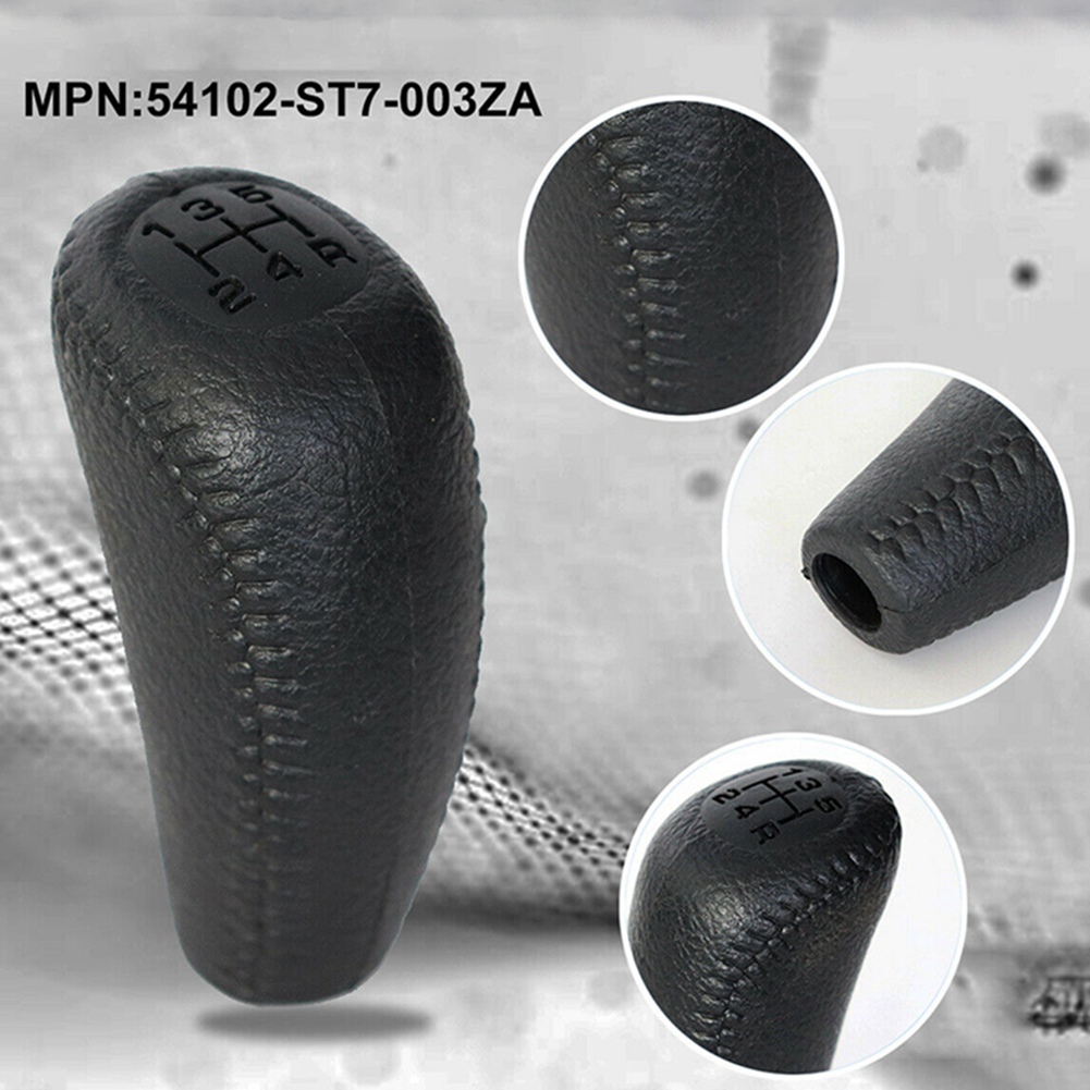 2X Car Leather Speed Gear Shift Knob for Honda Acura 94-01 54102-ST7-003ZA Balck. 