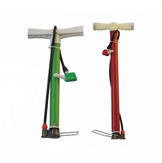 Bicycle Pump White Handle