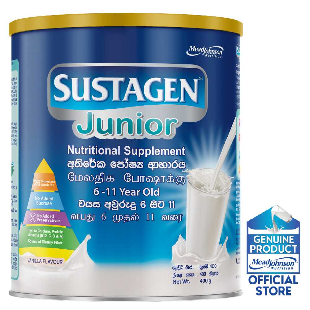 Sustagen Junior Vanilla Nutritional Milk Powder 400g