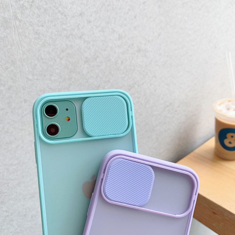 【ThinkWay】Camera Lens Protection Phone Case on For iPhone 11 12 Pro Max 8 7 Plus XR XsMax X SE 13 Pro Max Color Candy Soft Back Cover. 