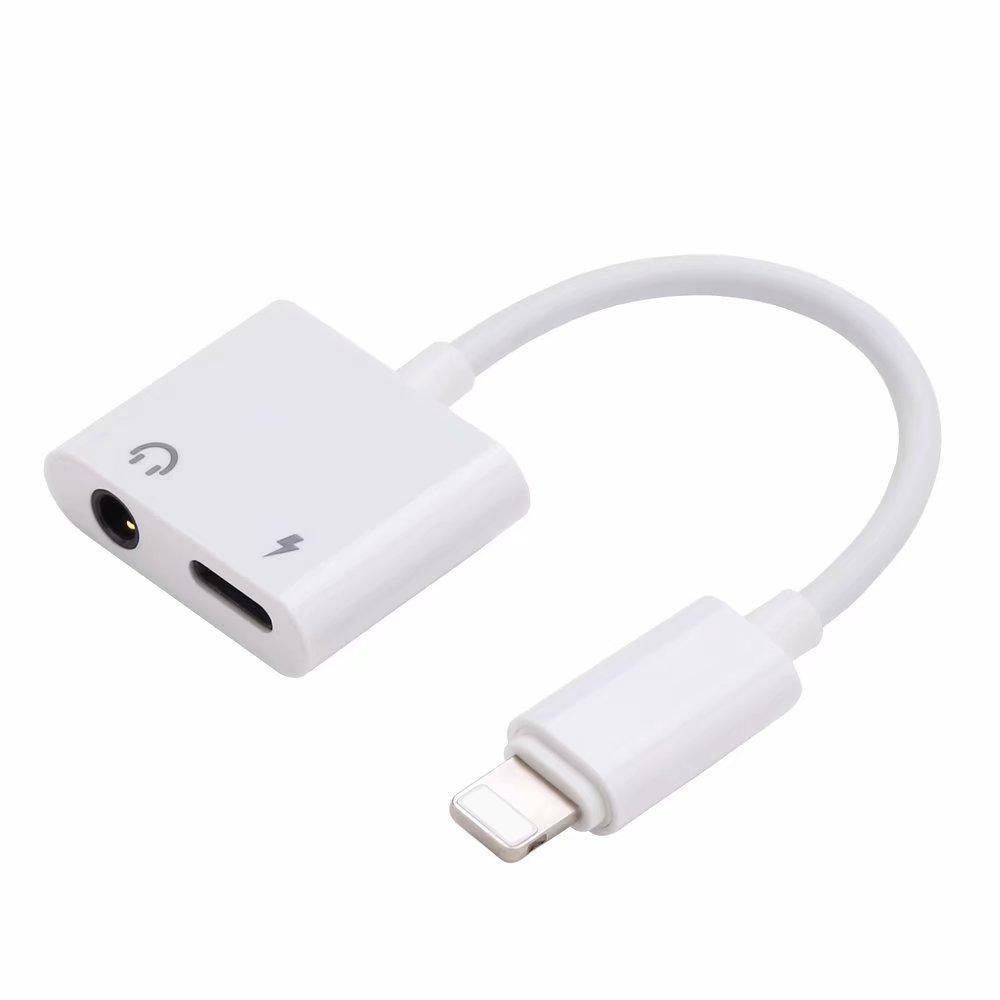 2 In 1 Audio Charging Adapter Lightning 