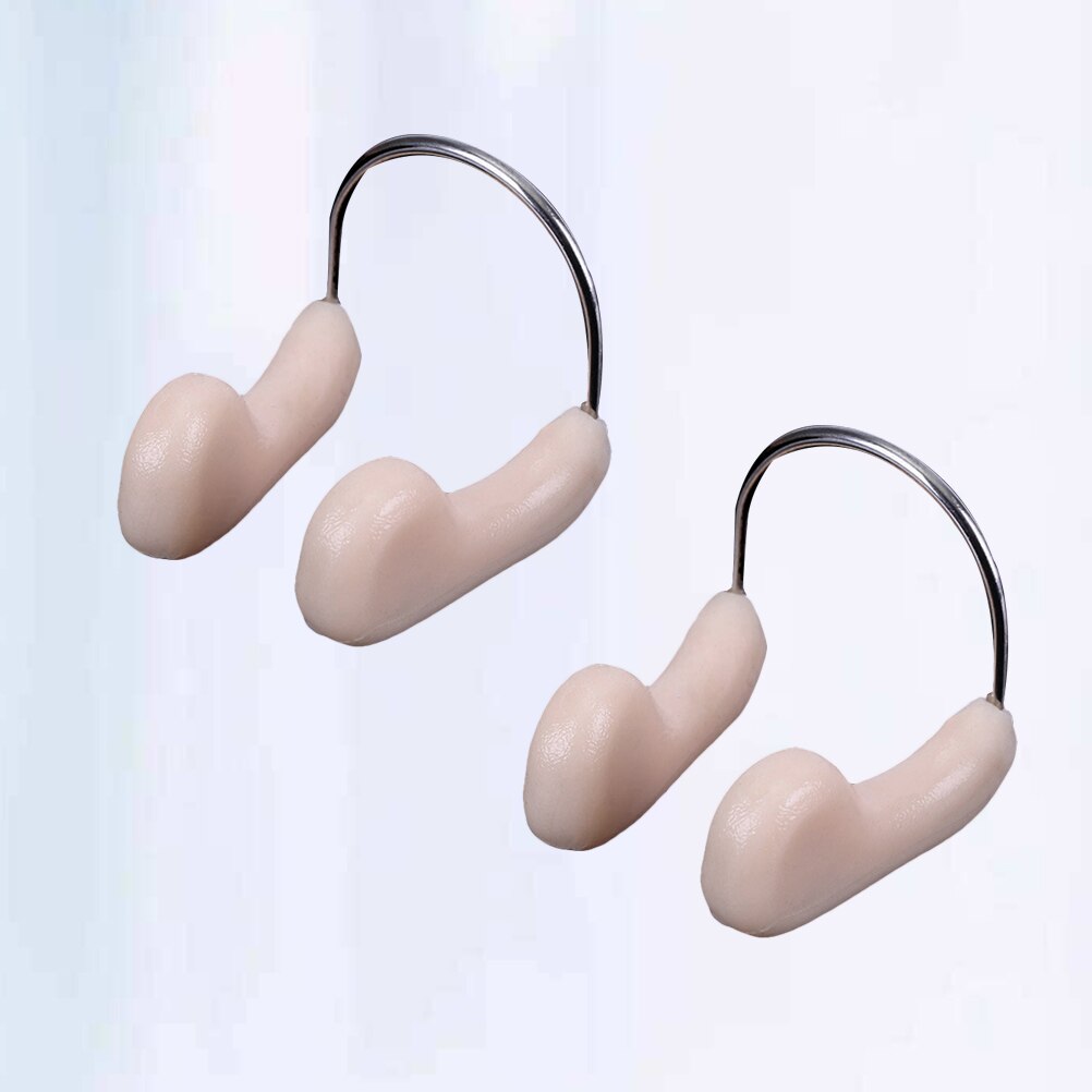 2Pcs Nose Clip Nose Peg for Swimming Nose Plug Nasal Clip for Snoring Supplies