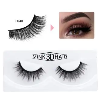 Mink Eye Lash Mink False Eyelashes Fashion 3D Black Voluminous Make Up Mink False Lashes Extensions Crisscross