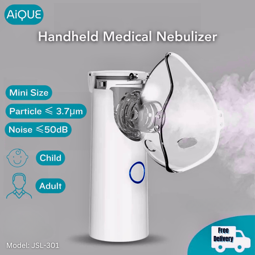 AiQUE Handheld Portable Nebulizer for Babies Kids Adults Silent Steam Nasal Aspirator Humidifier Inhaler Tools Nebulizer Asthma. 