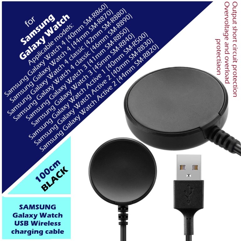 Charging Dock For Samsung Galaxy Watch 40 44mm Classic 42 46mm Charging Cable For Watch 3 41 45mm Usb Charger Cord For Watch Active 2 1 Smartwatch Buy Online At Best Prices In Srilanka Daraz Lk