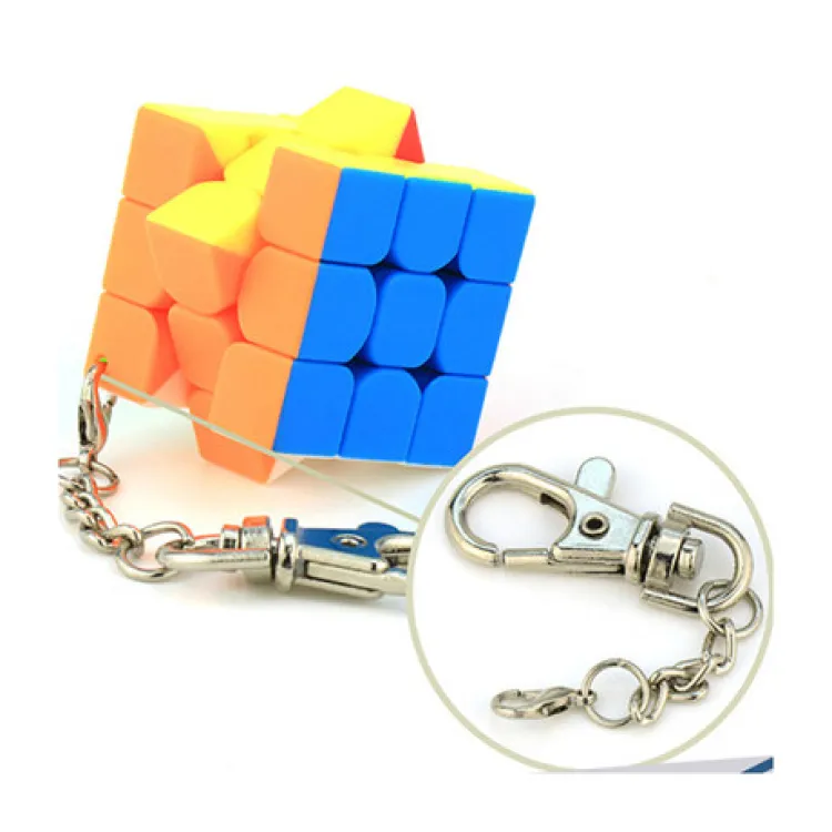 Mini rubik's cube on sale keyring