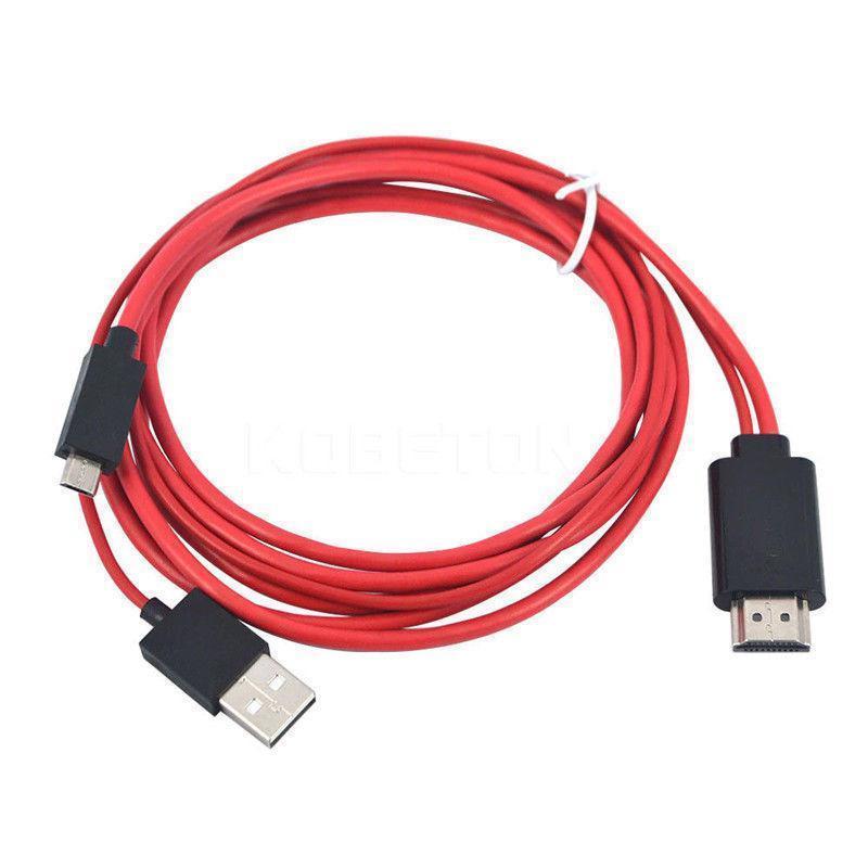 RD MHL to HDMI Adapter Micro USB to HDMI 1080P HD TV Cable Adapter for Android Samsung Phones