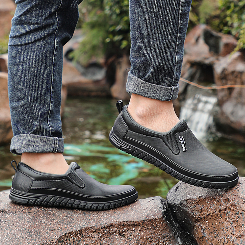 Mens casual hot sale rain shoes