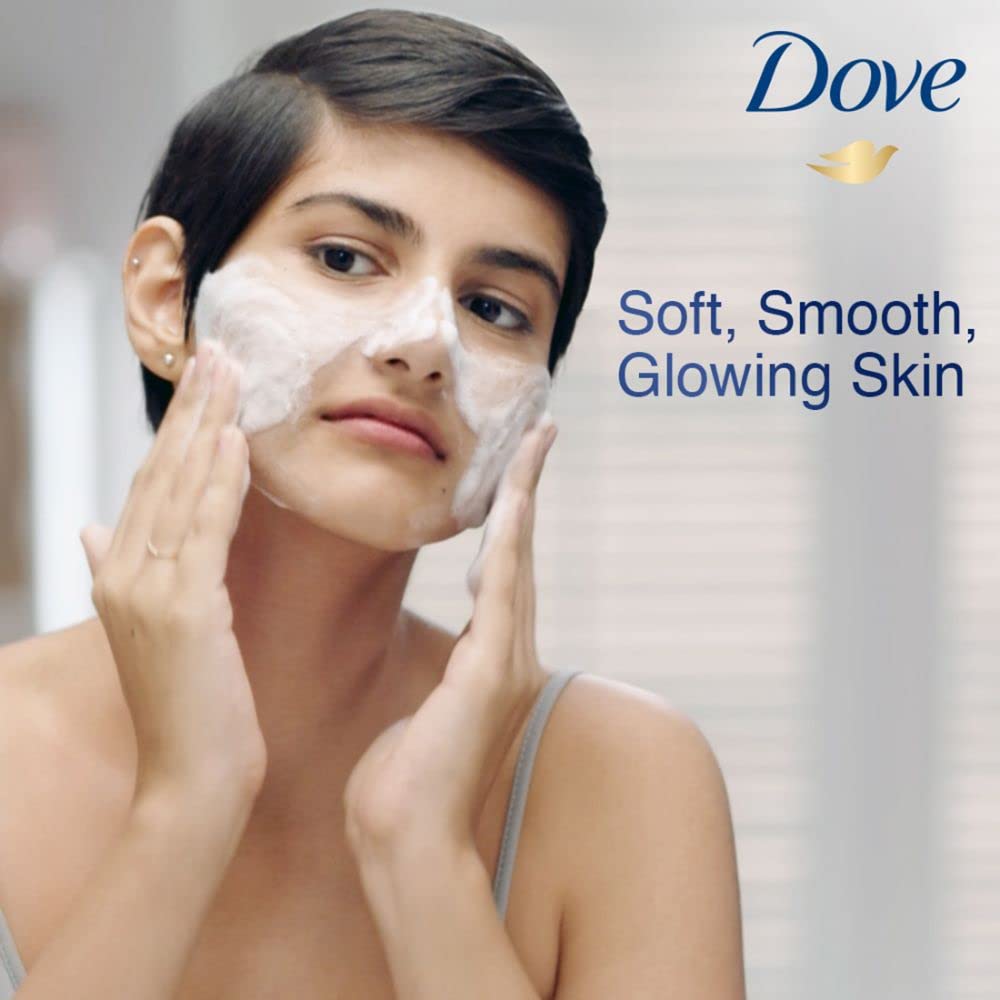 Dove Cream Beauty Bathing Soap Bar 125g (Combo Pack of 8) | With Moisturising Cream for Softer Skin & Body, Nourishes Dry Skin more than Ordinary Soap SAM. 