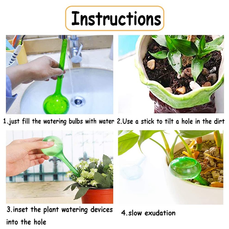 Watering Globe Plant Pcs Plant Watering Bulbs Selfwatering Globes