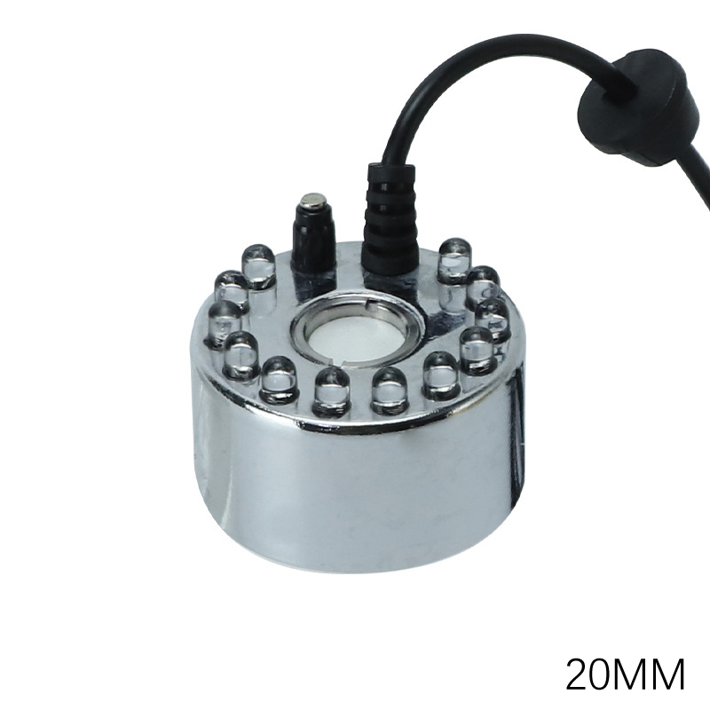 Halloween LED Water Fountain Pond Fogger Mini Mist Maker Fogger Pond Garden Nebulizer For Halloween Christmas Party Decoration Conbo