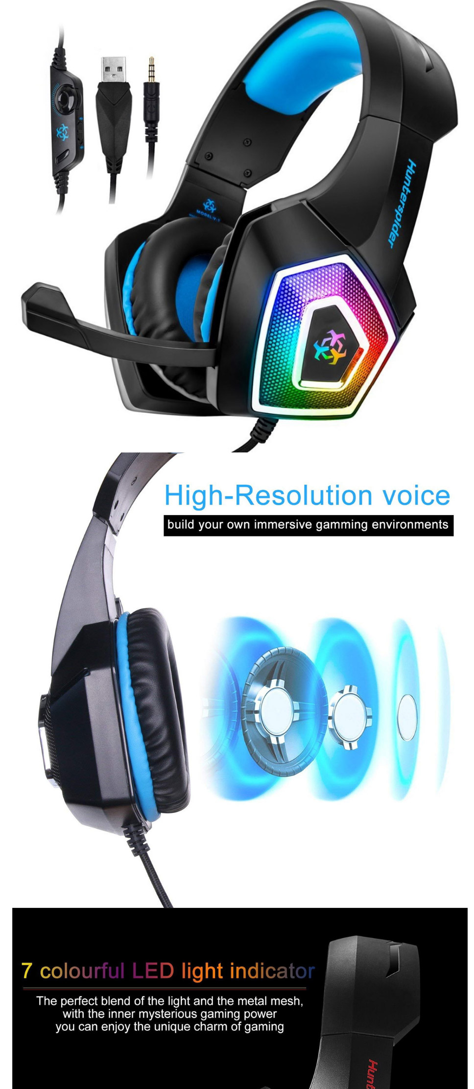 hunter spider headset v1