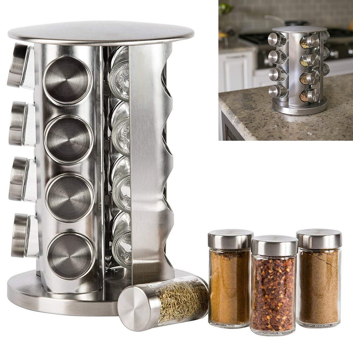 Spice Rack Carousel Empty