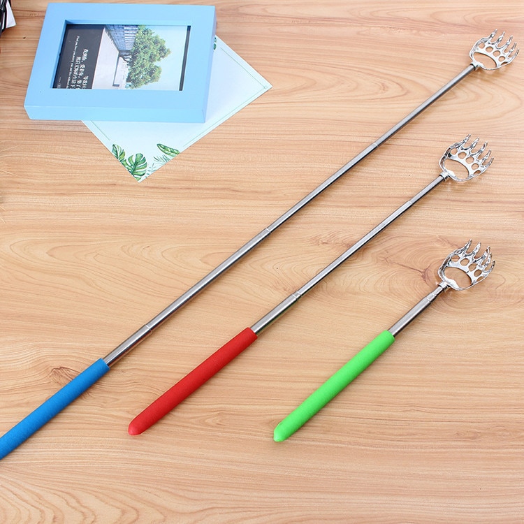 【WEJA】Back Scratcher Telescopic Scratching Backscratcher Massager Kit Back Scraper Extendable Telescoping Itch Health Products Hackle. 