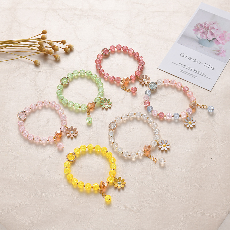 Enacolor New Korean Lovely Daily Beaded Bracelet Charm Girls Cute Ins. 