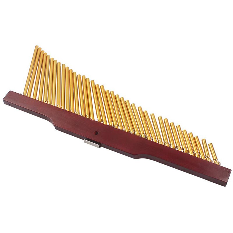 36-Bar Golden Large Chimes Percussion Music Instruments with Mounting Stand  Music wind Chime wind chimes 36 bars musical instrument wind instrument. 