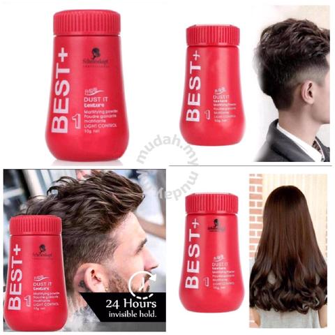 Volumizing Fluffy Hair Powder UNISEX BEST& SERVICH & Schwarzkopf Osis+ Thrill Fibre Gum+ DUST IT HAIR BEST PLUS POWDER (BEST+, Osis+ THRILL, SERVICH).