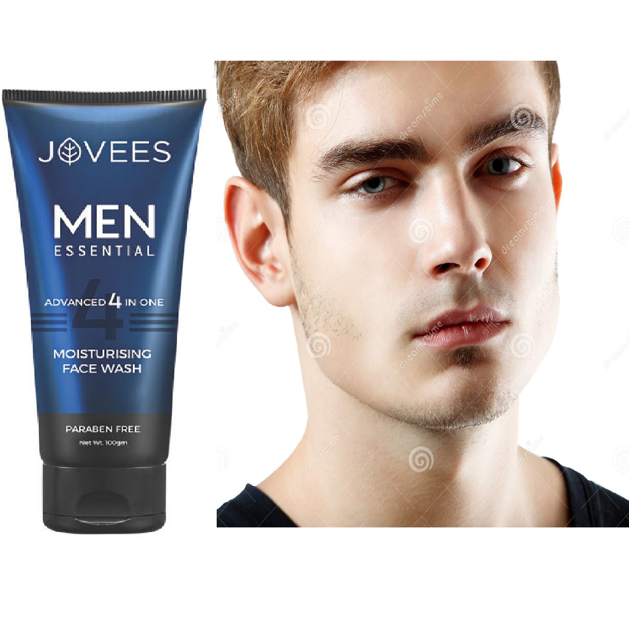 paraben free face wash for men