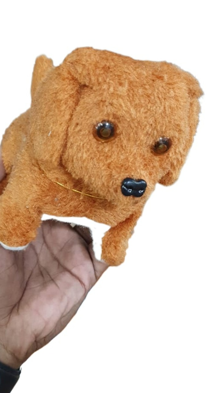 Electronic Robot Dog Lifelike Walking Barking Wagging Electric Plush Toy Teddy Robot Dog Child Toy Puppy Plush
