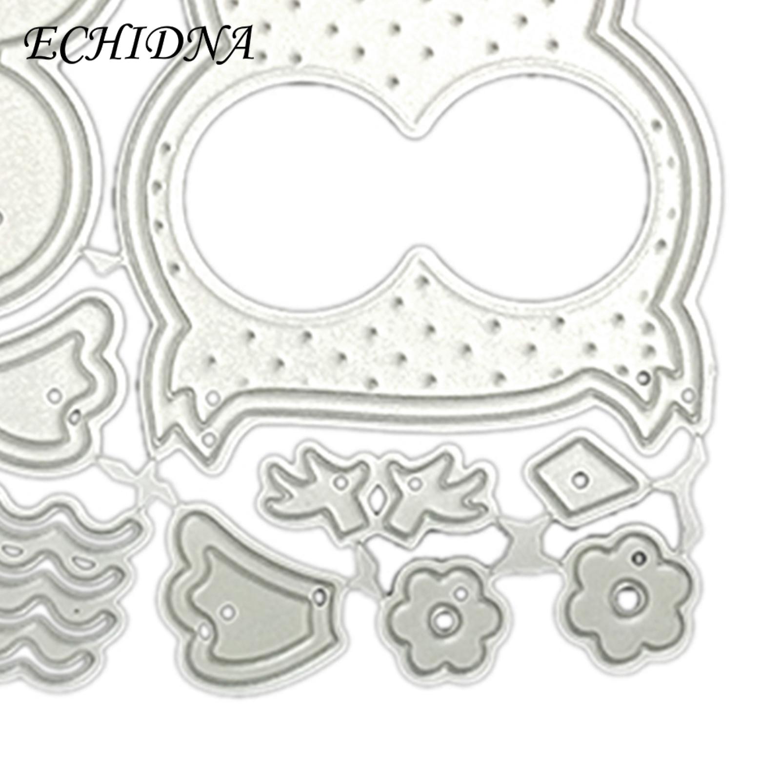 ECHIDNA Cut Die Mould Sturdy Scrapbook DIY Handicrafts Making Owl Cut Die Mould. 