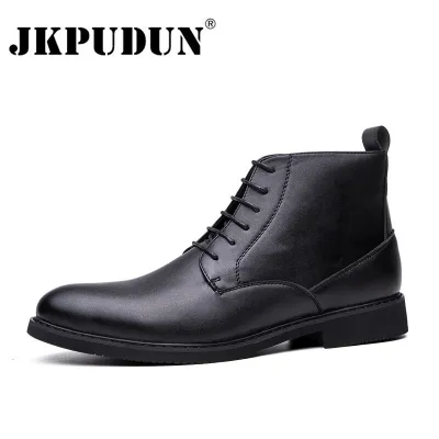 Men's pointed outlet toe ankle boots