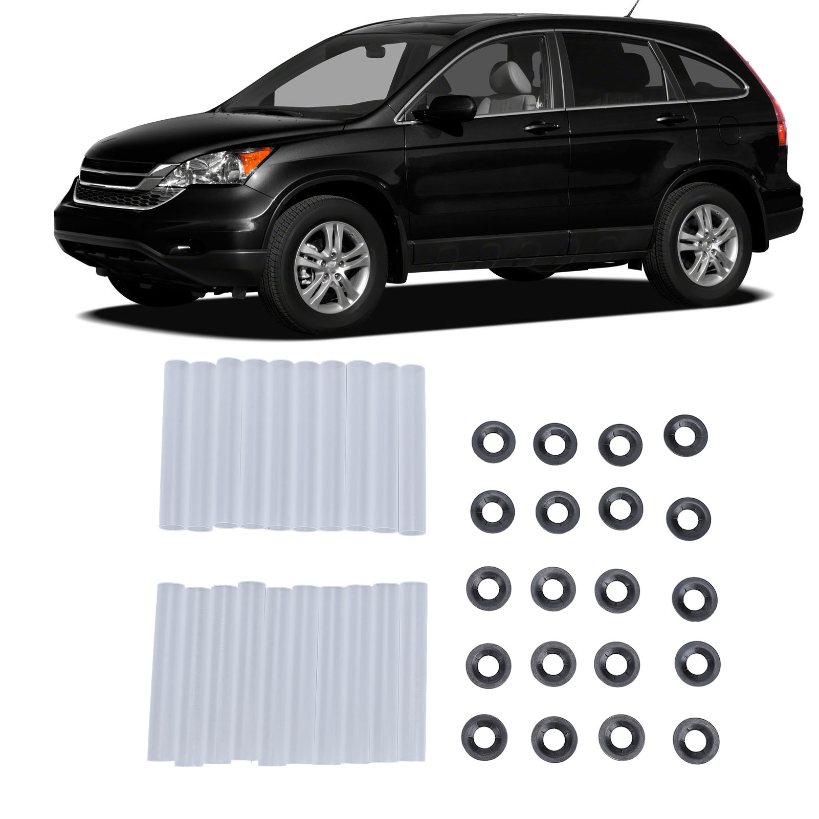 Garage Door Hinge Quiet Roller Sleeves Shaft Nuts Sleeves Easy Install Wear Resistance for Cars RV Garage Doors. 