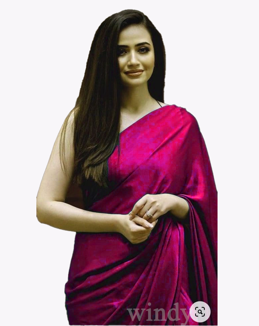 Plain saree with on sale jacket