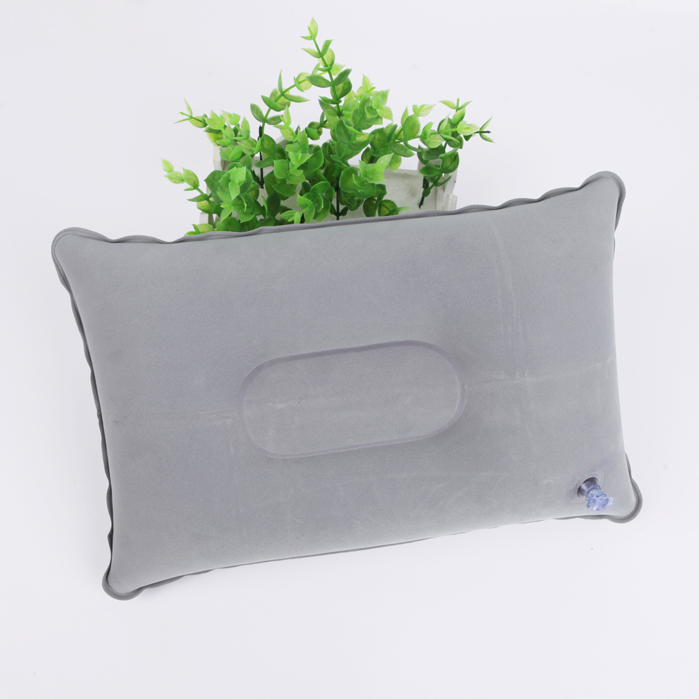 Inflatable Air Pillow Bed Sleeping Camping Pillow PVC Neck Stretcher Backrest Pillow for Travel Plane Head Rest Support. 