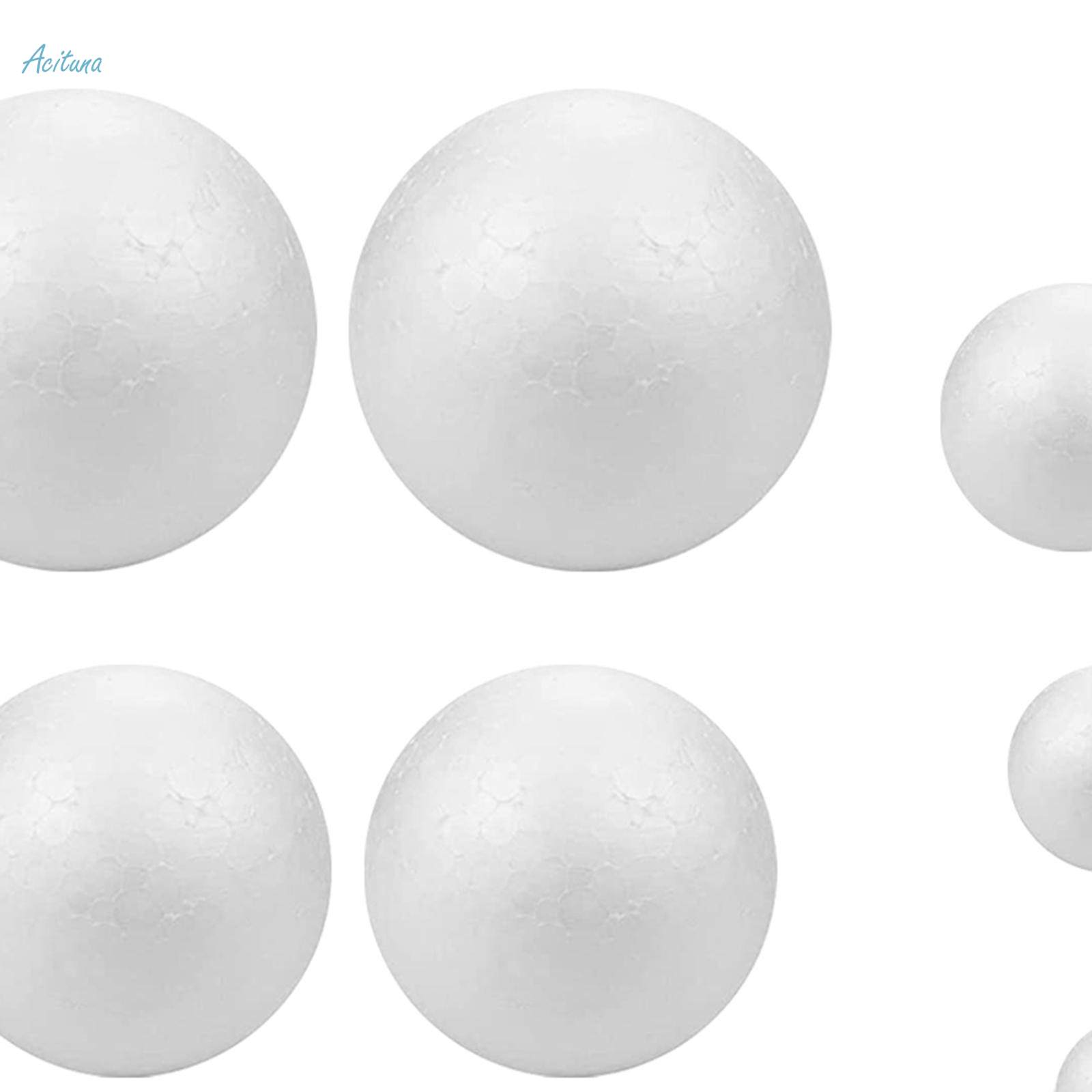 14x White Foam Balls Polystyrene Balls for Wedding Modeling Science Projects. 