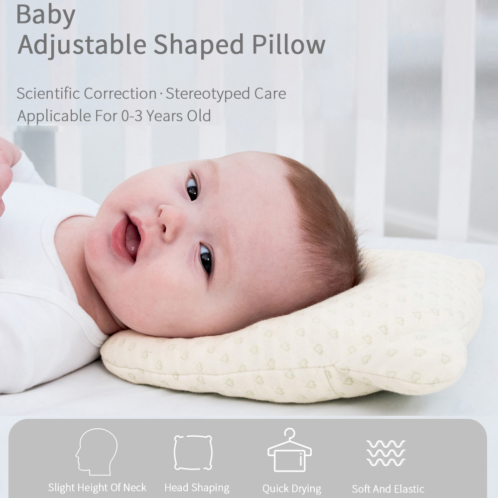 Baby head 2024 shape correction pillow