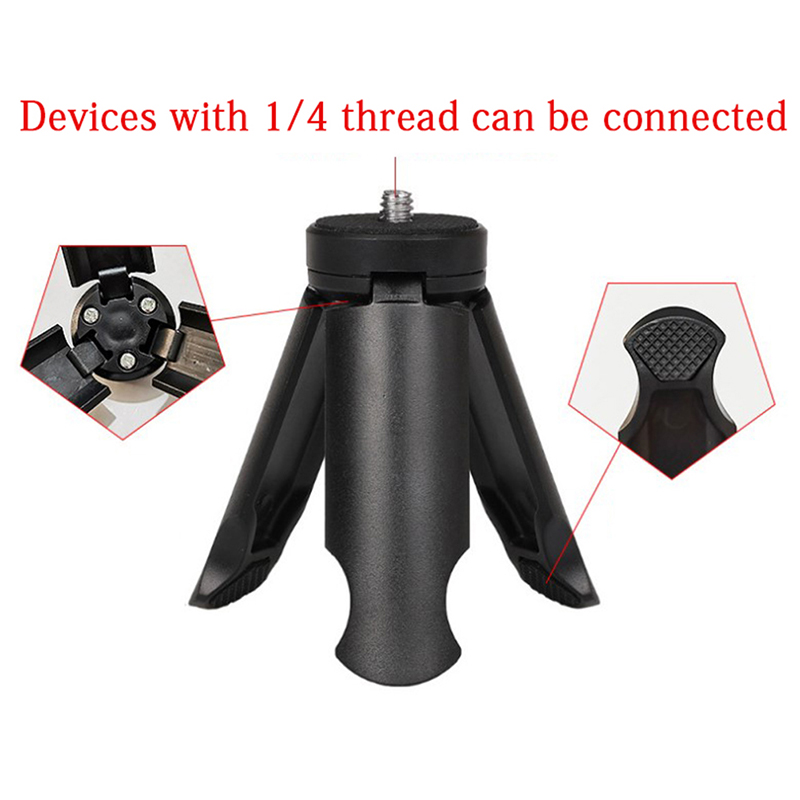 Mini Tripod with Universal 1/4 Screw for Mobile Phone Gimbal Mirrorless Camera. 
