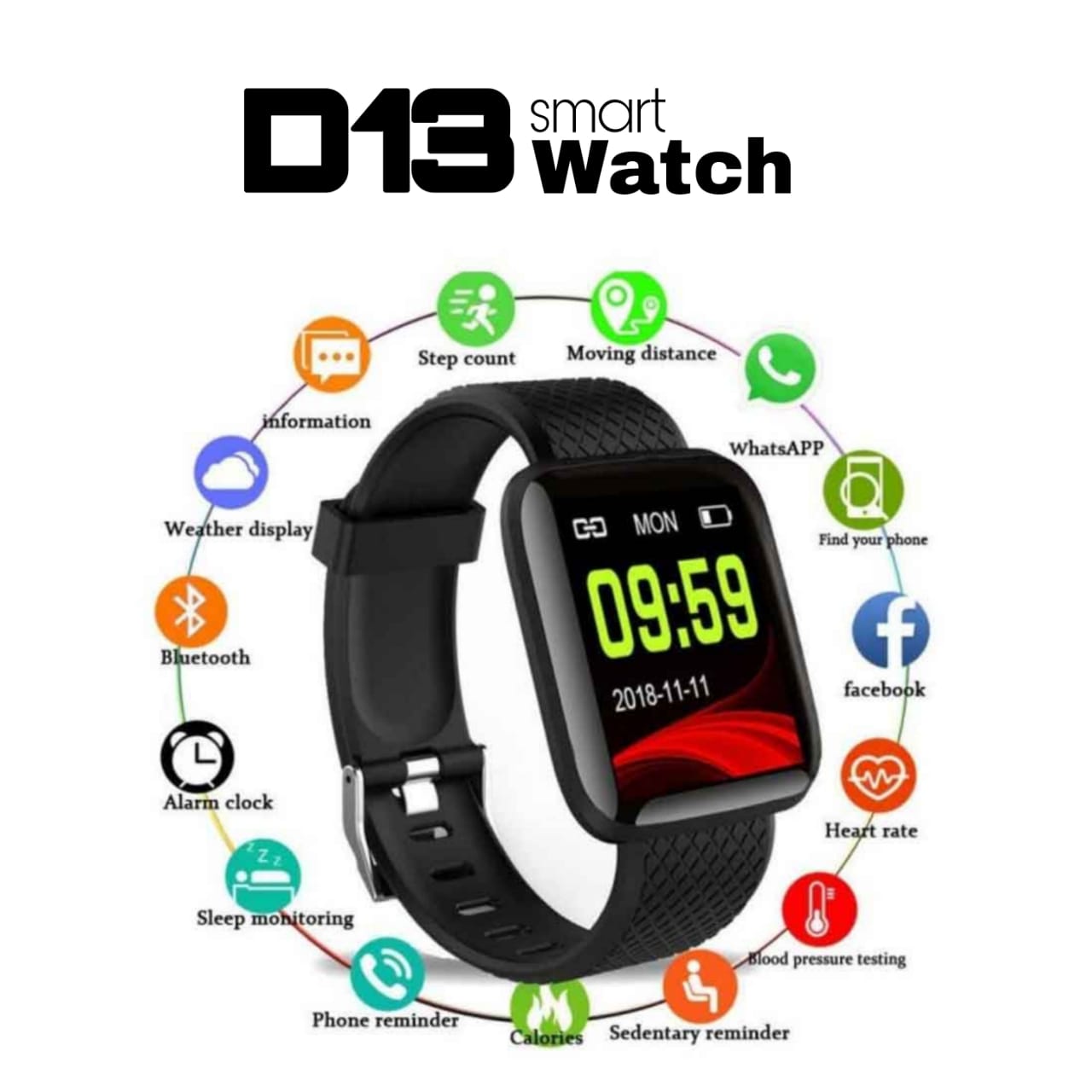 D13 smart watch online daraz