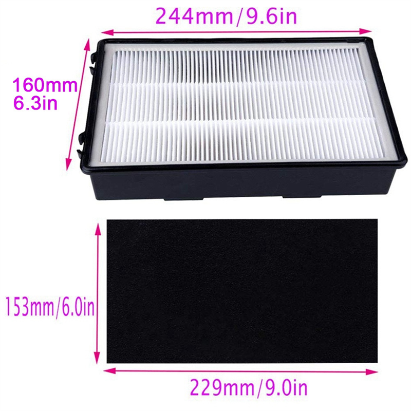 QUANBU 2 set HEPA Filter Replacement for Holmes HAPF600D, HAP615, HAP625, HAP650, HAPF600D-U3, HAP725, HAP750 Air Purifier. 