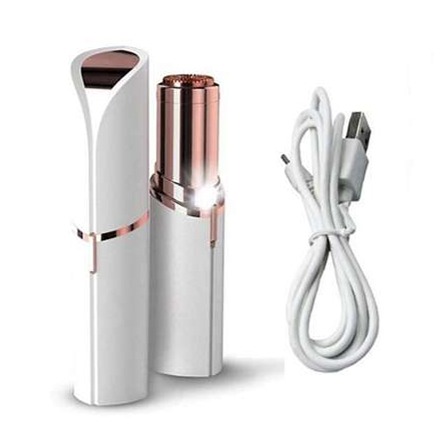 Rechargeable Finishing Touch Women Facial Hair Remover 18K Gold , Beauty Eyebrows Remover Trimmer Razor. 